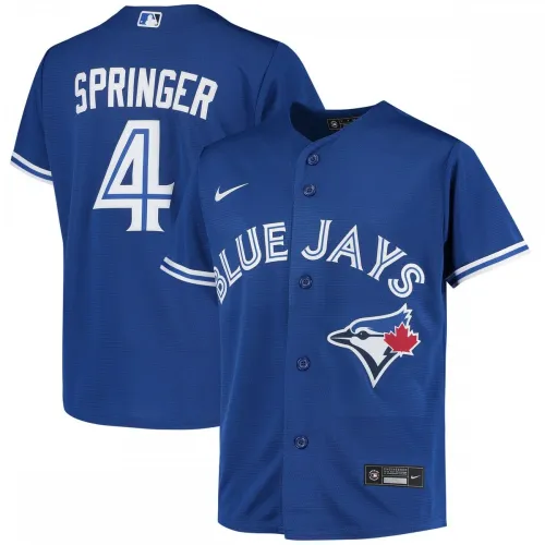 Camiseta de jugador alternativa de George Springer de los Toronto Blue Jays de Nike para jóvenes - Azul rey