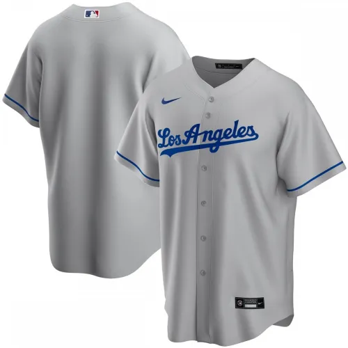 Maglia da squadra Nike Replica da strada per ragazzi dei Los Angeles Dodgers - Grigio
