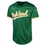 Maillot Nike alternatif en édition limitée pour enfants des Oakland Athletics – Vert
