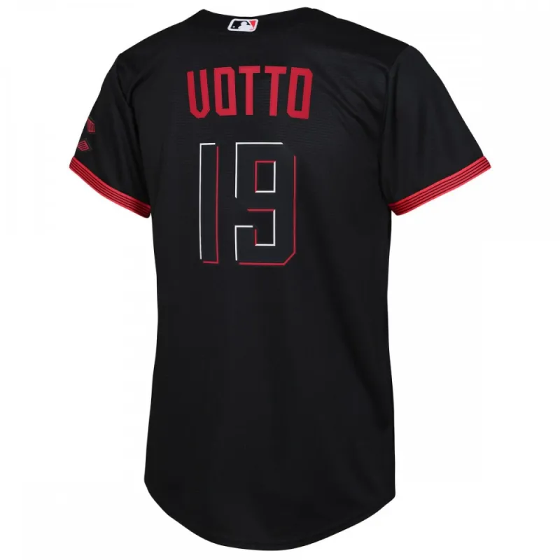 Joey Votto Cincinnati Reds Nike Youth 2023 City Connect Fan edition Player Jersey – Black