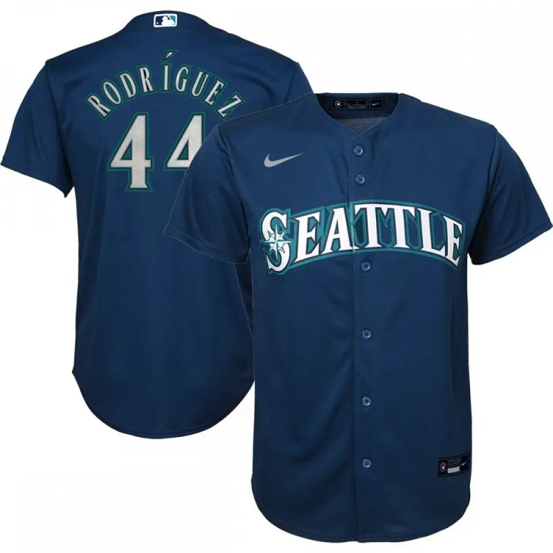 Julio Rodriguez Seattle Mariners Nike Youth Alternate Replica Player Jersey – Navy