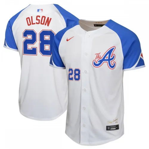Matt Olson Atlanta Braves Nike Youth City Connect Limited Player Jersey - White