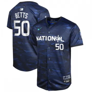 Mookie Betts National League Camiseta Limitada de Jugador Nike Youth 2023 MLB All-Star Game - Royal