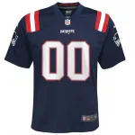 Maglia da gioco personalizzata dei New England Patriots Nike Youth - Navy.