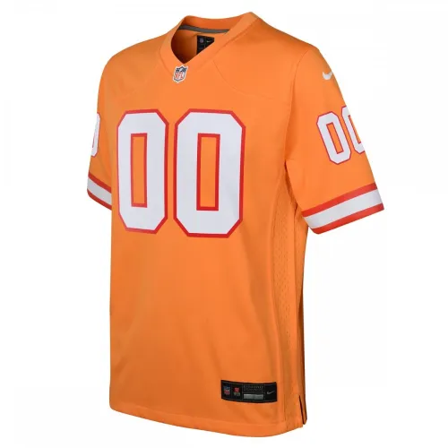 Maglia da gioco vintage personalizzata Nike per ragazzi dei Tampa Bay Buccaneers – Arancione