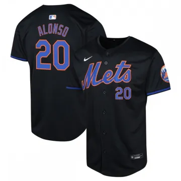 Pete Alonso New York Mets Nike Maglia da giocatore limitata alternativa giovanile - Nero