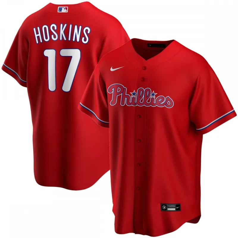 Rhys Hoskins Philadelphia Phillies Nike Jugend Alternate Replica Spieler Trikot - Rot