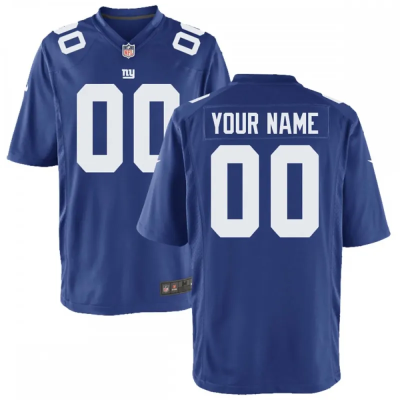 New York Giants Nike Youth Custom Game Jersey – Royal