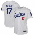 Shohei Ohtani Los Angeles Dodgers Nike Youth Home Limited Player Jersey - White Shohei Ohtani Los Angeles Dodgers Nike Youth Home Limited Player Jersey – White