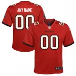 Camisola de jogo personalizada para jovens da Nike Tampa Bay Buccaneers - Vermelho