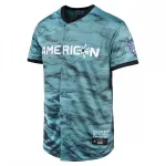 American League New York Yankees Nike Youth 2023 MLB All-Star Game Limited Jersey – Teal
