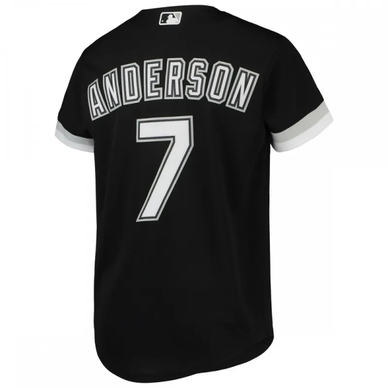 Tim Anderson Chicago White Sox Nike Youth Alternate Fan edition Player Jersey – Black