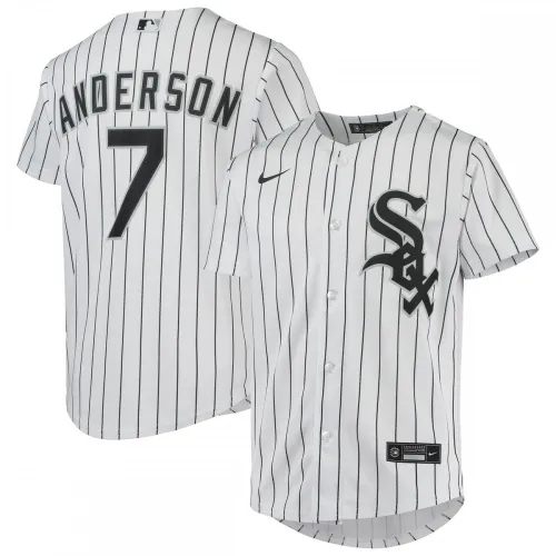 Tim Anderson Chicago White Sox Nike Youth Alternate Replica Player Jersey - Wit