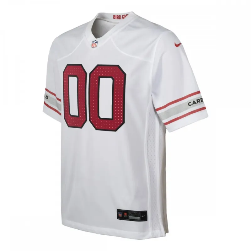 Maglia da gioco personalizzata Nike Arizona Cardinals per ragazzi - Bianca