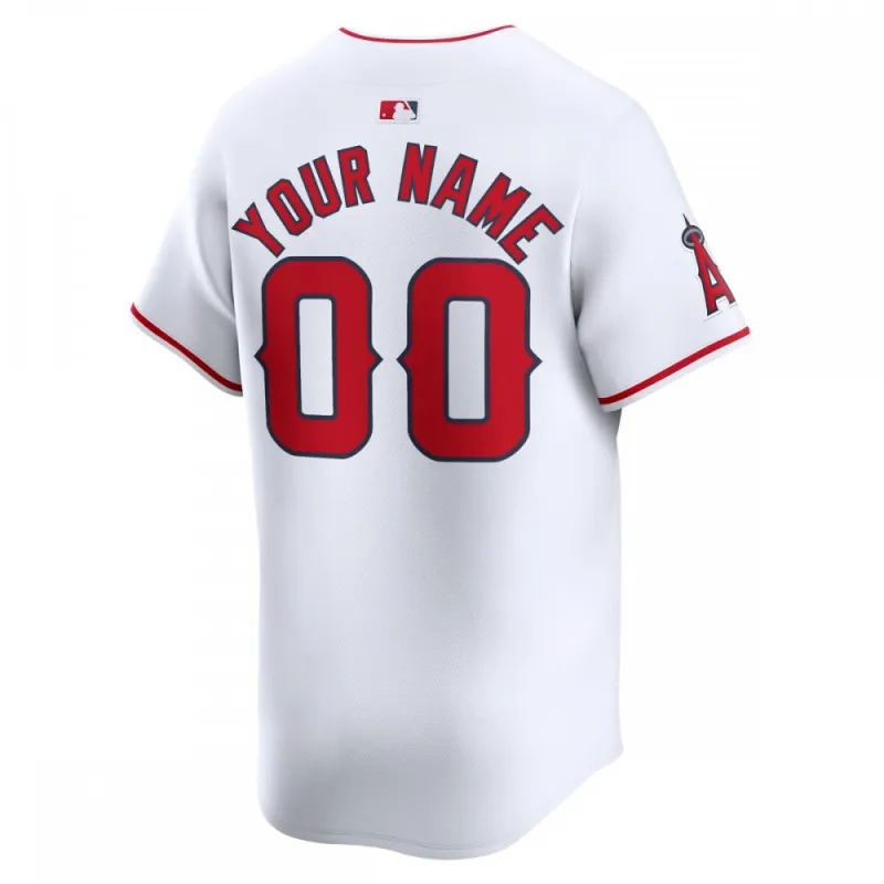 Los Angeles Angels Nike Youth Limited Custom Jersey - Wit