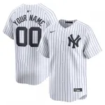 New York Yankees Nike Youth Limited Custom Jersey - Wit New York Yankees Nike Youth Home Limited Custom Jersey – White