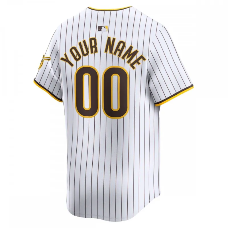 San Diego Padres Nike Youth Home Limited Custom Jersey – White