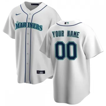 Seattle Mariners Nike Youth Home Replica Custom Jersey - Bianco