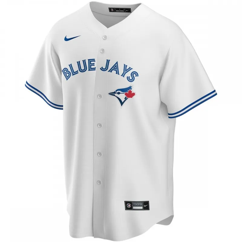 Toronto Blue Jays Nike Youth Home Replica Custom Jersey – White