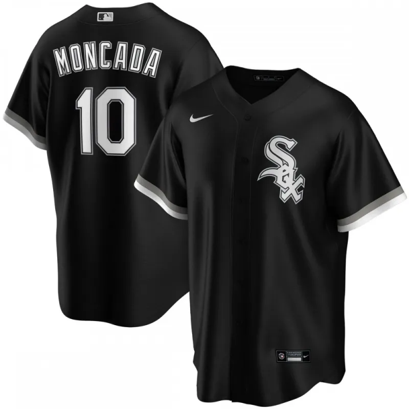 Yoan Moncada Chicago White Sox Nike Jugend-Replica-Trikot (Ausweichtrikot) – Schwarz