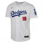 Yoshinobu Yamamoto Los Angeles Dodgers Nike Youth Home Limited Player Jersey - Weiß