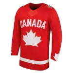 Camisola de réplica vermelha em branco do Hockey Canadá