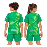 26/27 Barcelona Goalkeeper Kids Kit – Green — virtual model close back