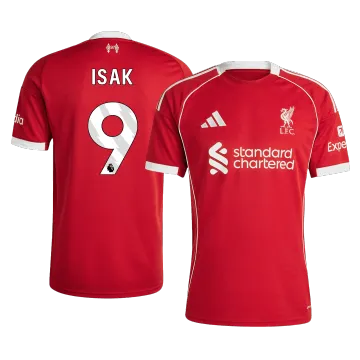 ISAK #9 Liverpool Home Fußball Trikot 2025/26
