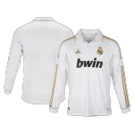 Retro Soccer Jersey Real Madrid Home Long Sleeve 2011/12