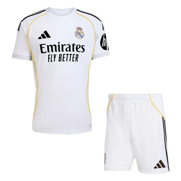 25/26 Real Madrid Home Uniform Kit - A-Grade Quality Detail View
