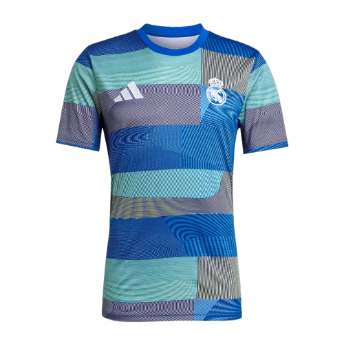 Maglia da calcio pre-partita Real Madrid 2025/26 Blu