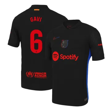 GAVI #6 Barcelona Away Authentic Men's Soccer Jersey 2024/25