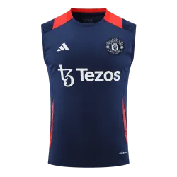 Manchester United Pre-Match Sleeveless Top 2024/25 Navy - product photo Manchester United Pre-Match Sleeveless Top 2024/25 Navy product image