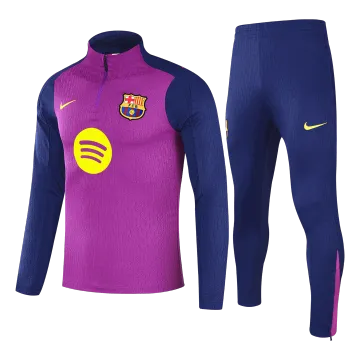 Barcelona 1/4 Zip Tracksuit 2025/26 Purple