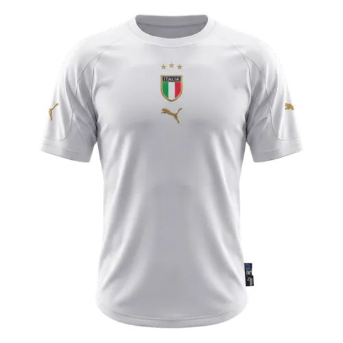 Retro Men's Soccer Jersey Italy Away 2004