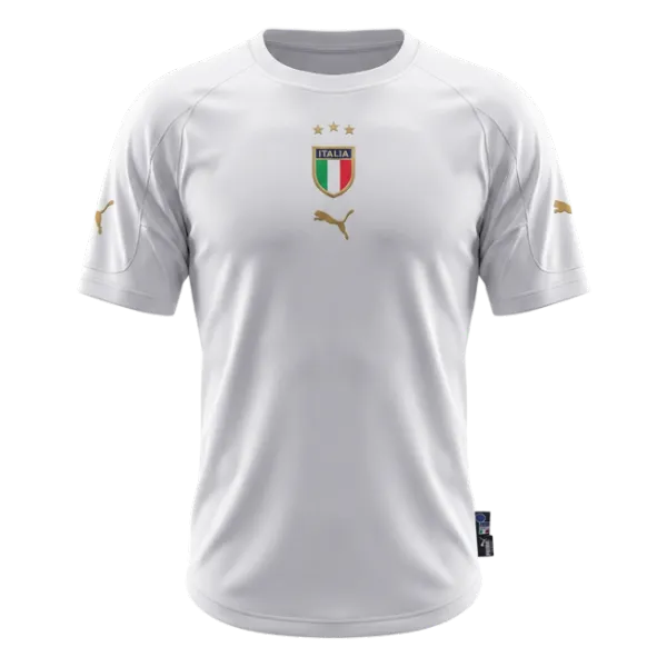Retro 2004 Italy Away Jersey - A-Grade Quality Detail View