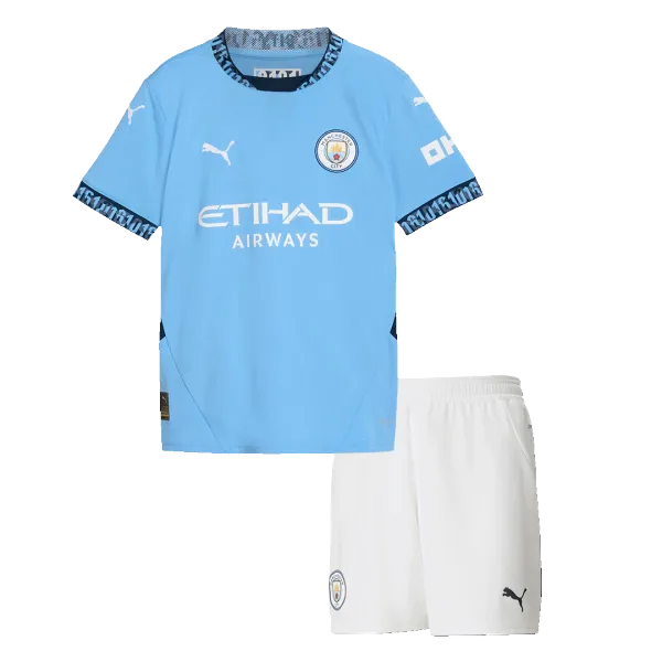 Manchester City Jugendtrikot - A-Klasse Qualität Detailansicht