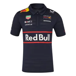 Polo azul marino del equipo Red Bull F1 2025 - foto del producto 23,99 $ - Polo del equipo Red Bull F1 2025, color azul marino