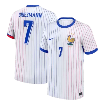 GRIEZMANN #7 France Away Men's Soccer Jersey EURO 2024