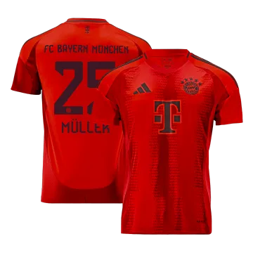 MULLER #25 Maglia da calcio Bayern Monaco Home 2024/25