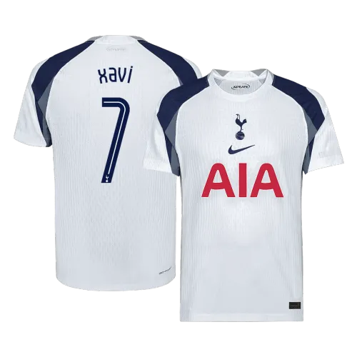 XAVI #7 Tottenham Hotspur Home Premium Soccer Jersey 2025/26 UCL
