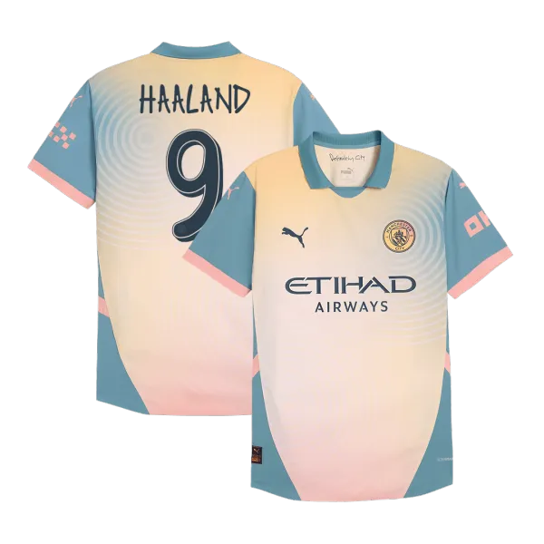 HAALAND #9 Manchester City authentic shirt - A-Grade Quality Detail View