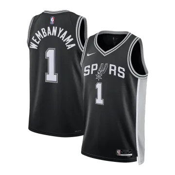 Wembanyama #1 San Antonio Spurs Heren Swingman Jersey - Icoon Editie