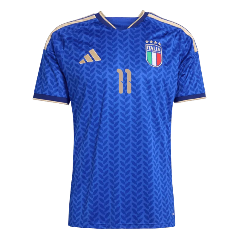 RASPADORI #11 Italy Home Soccer Jersey World Cup 2026