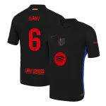 GAVI #6 Barcelona Away Authentic Men's Soccer Jersey 2024/25 - Spotify Logo Without Text