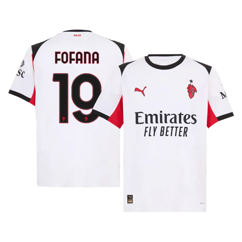 FOFANA #19 AC Mailand Auswärts-Fußballtrikot 2025/26