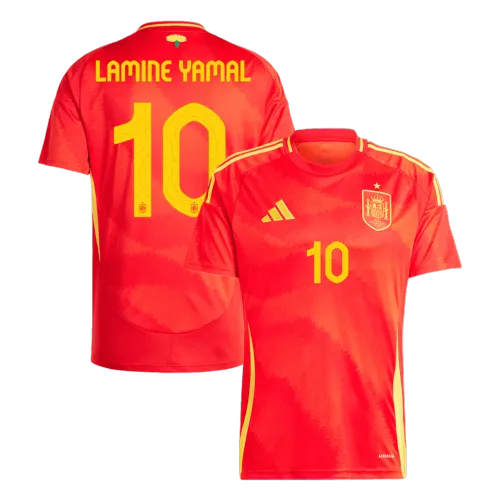 LAMINE YAMAL #10 Spain Home Men's Soccer Jersey EURO 2024