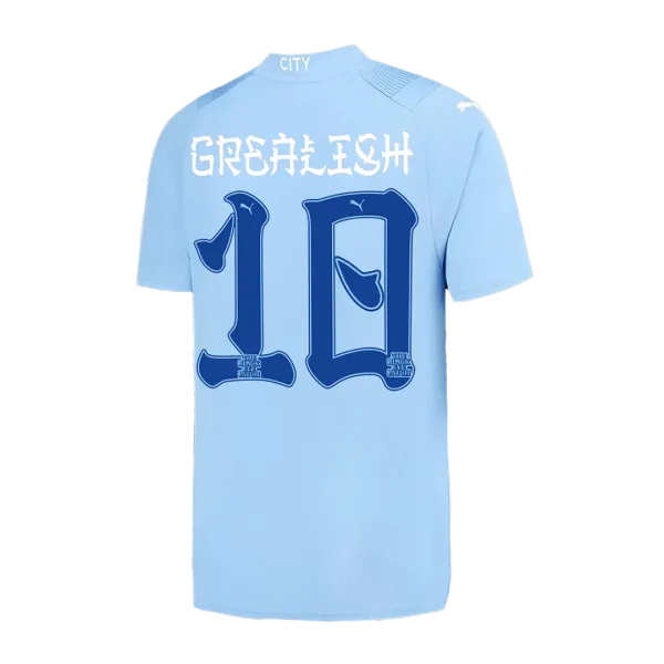 GREALISH #10 Manchester City 23/24 jersey - A-Grade Quality Detail View