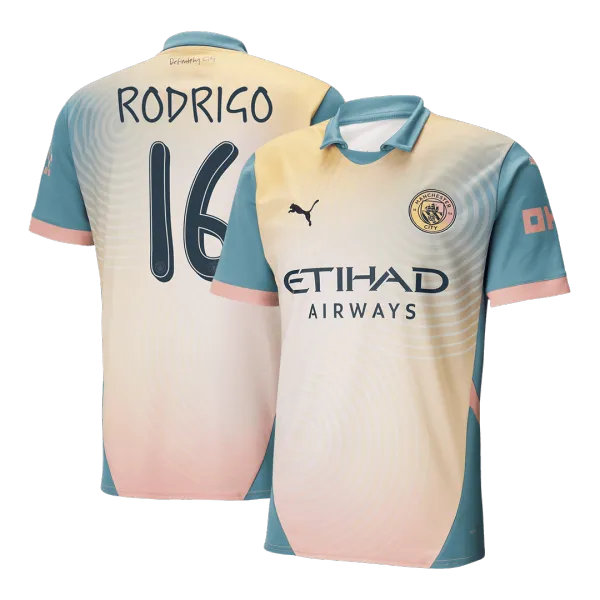 RODRIGO #16 Manchester City soccer kit - A-Grade Quality Detail View