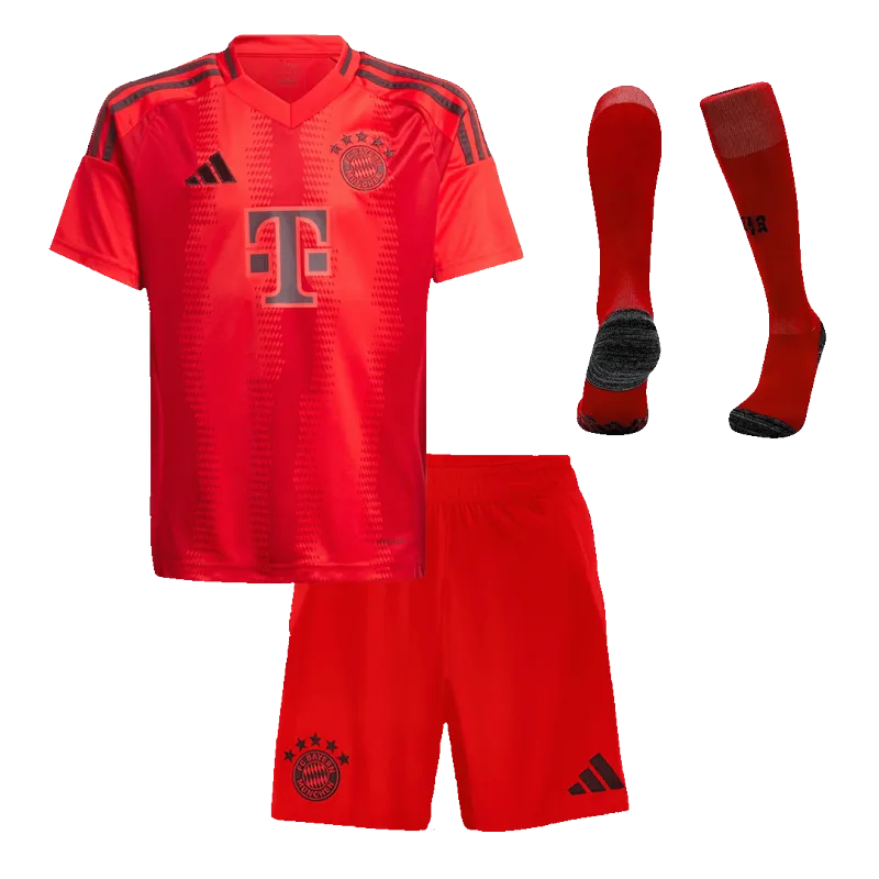 Bayern München thuisshirts voor kinderen, complete tenue 2024/25